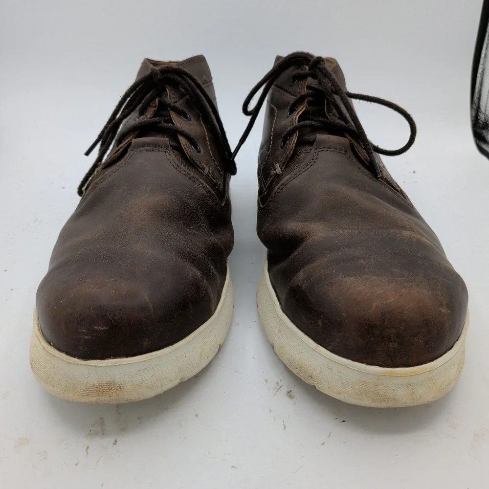 Red Wing 6719 Mens Brown Leather Safety Toe Chukka Work Boots Size 12 E2 Wide